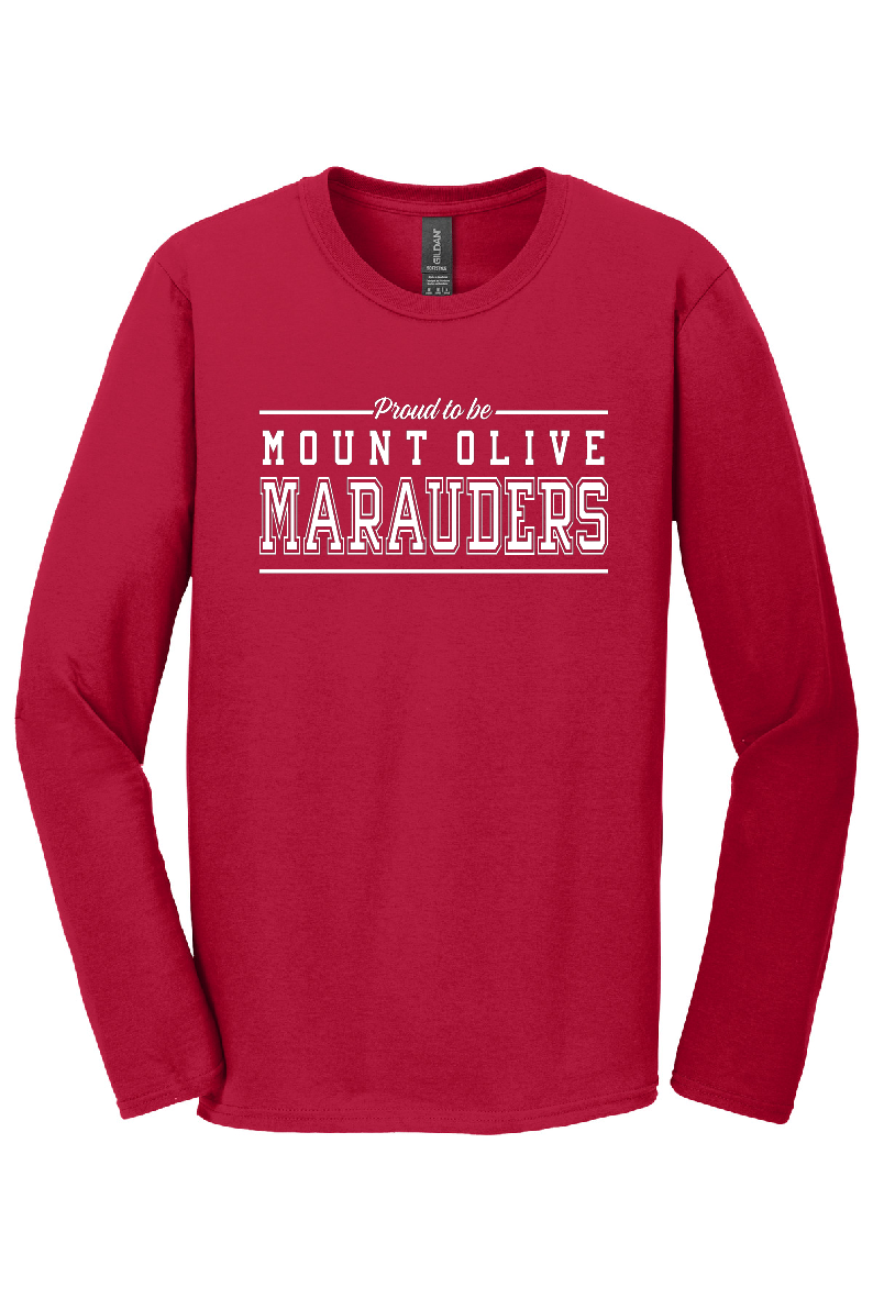 CMS - Mount Olive Marauders - Long Sleeves Red