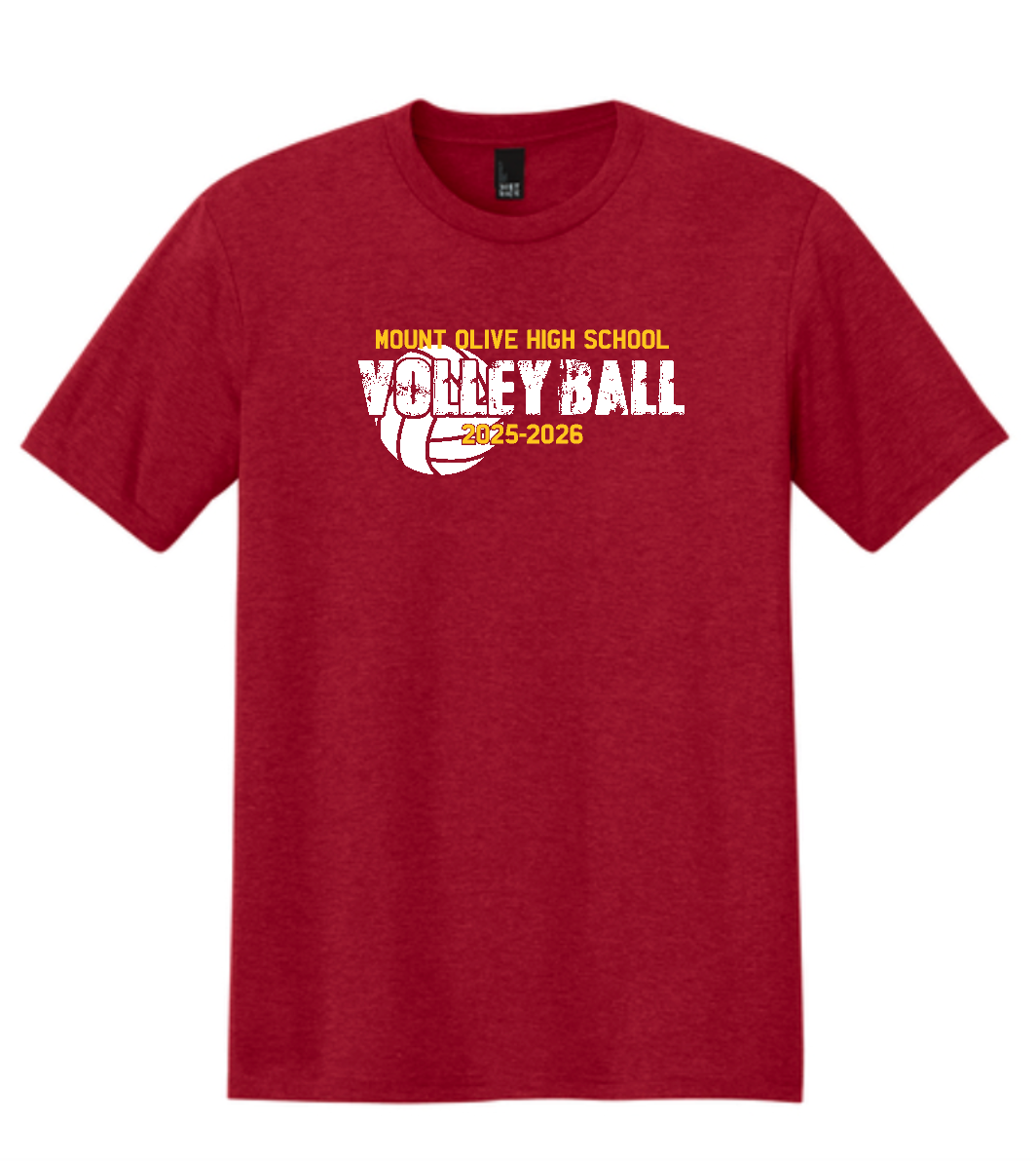 MOBVB Cotton Blend Tee Red