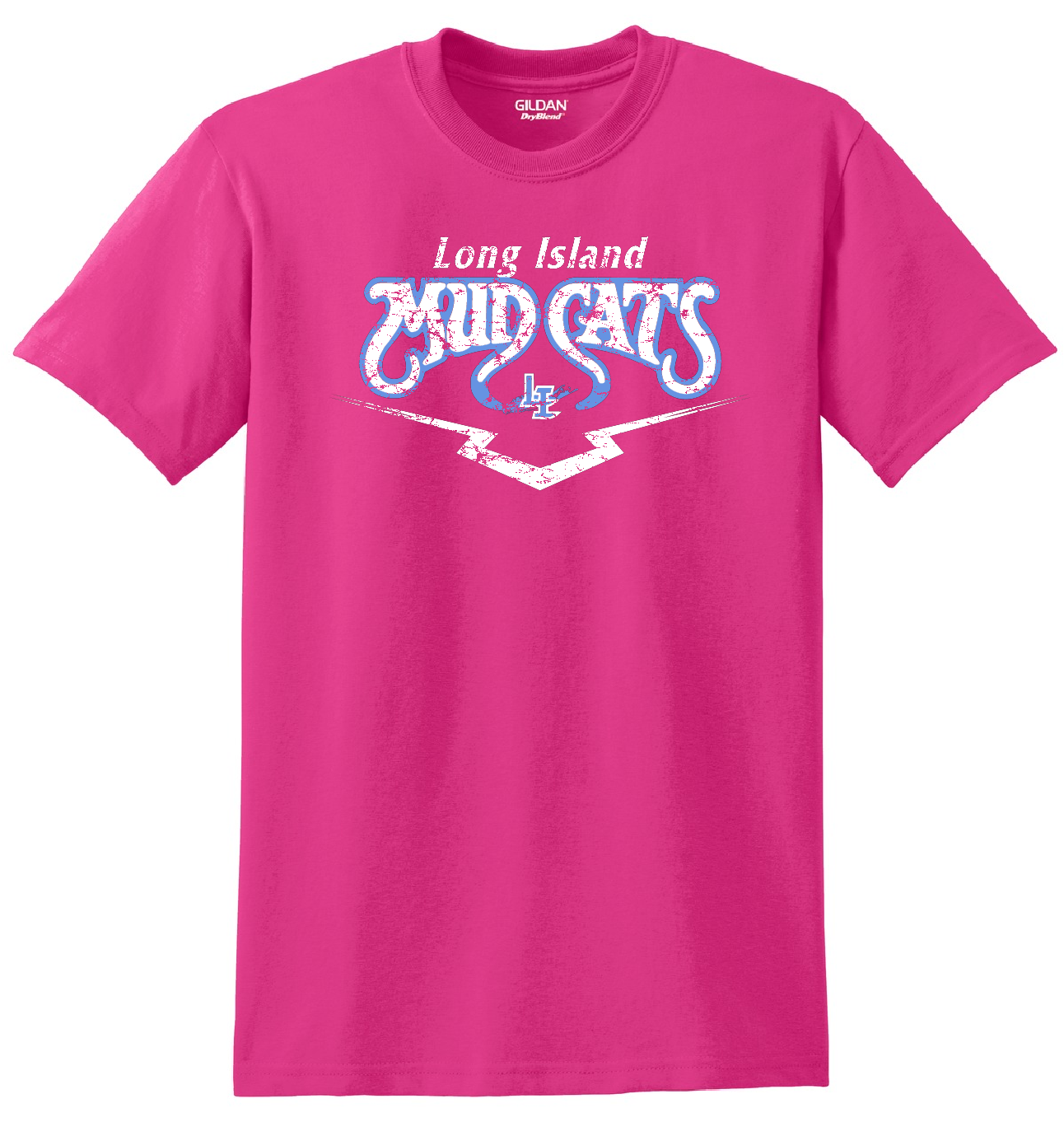 MudCats Home Plate T Pink