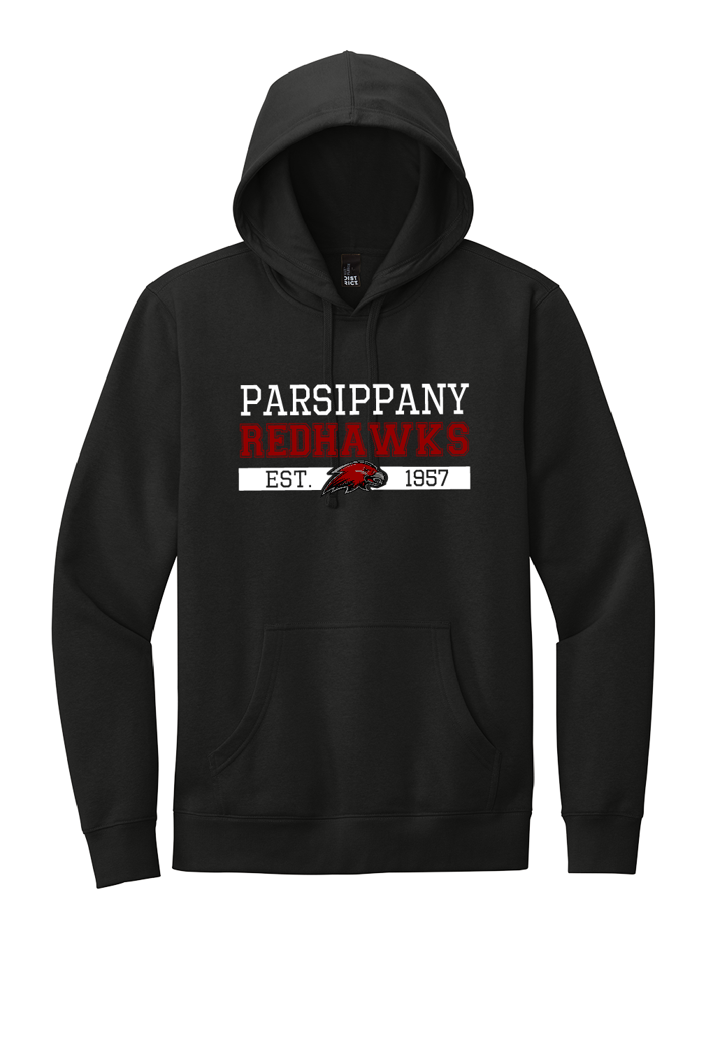 PHS Redhawks 1957 Black Hoodie