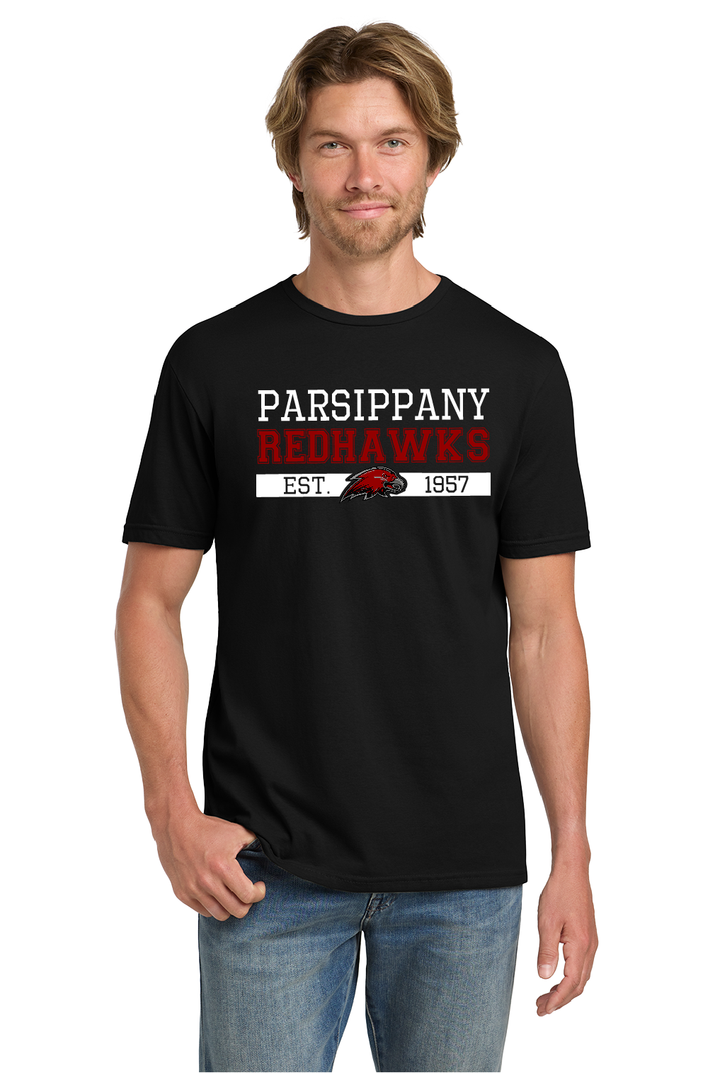 PHS Redhawks 1957 Black T-shirt