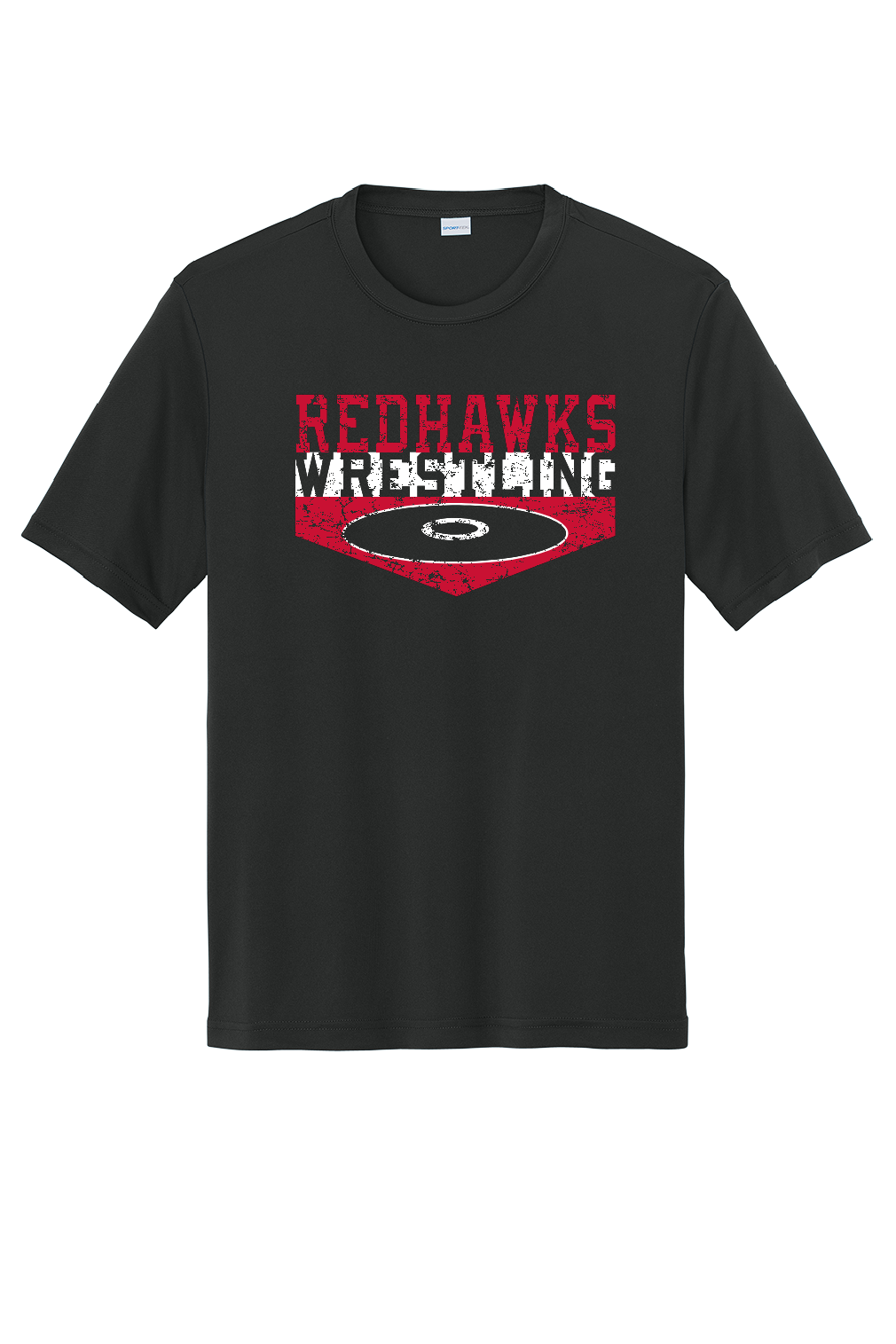 PHS Redhawks Wrestling Black Performance T-shirt