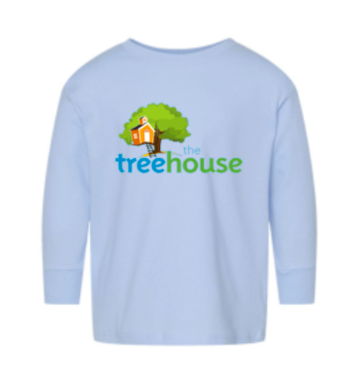 Tree House Light Blue Long Sleeve Tee