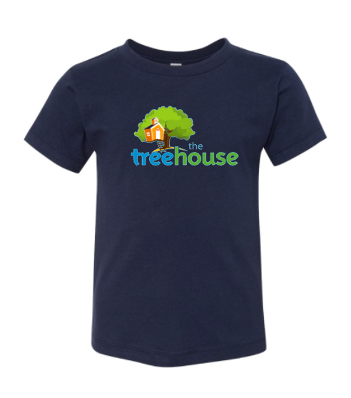 Navy Blue Tree House Tee