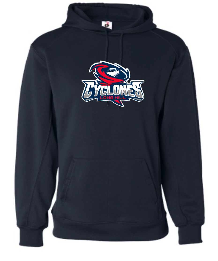 LHBSA Performance Hoodie - Navy Cyclones
