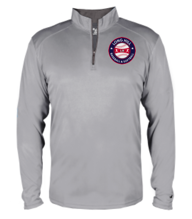 LHBSA Performance 1/4 Zip Grey