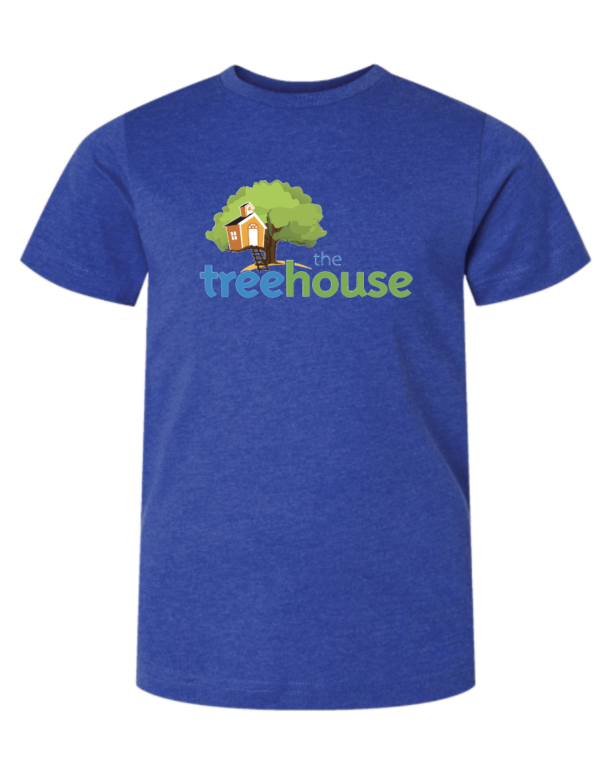 *NEW* Heather Royal Blue Tree House Tee