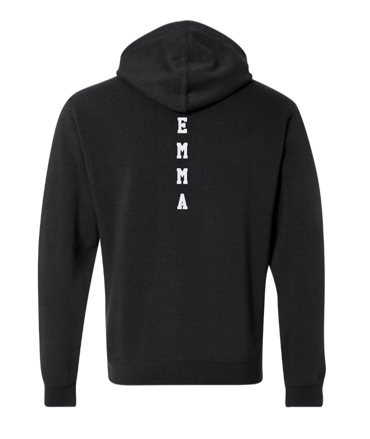 Senior Cheer Mom Hoodie White