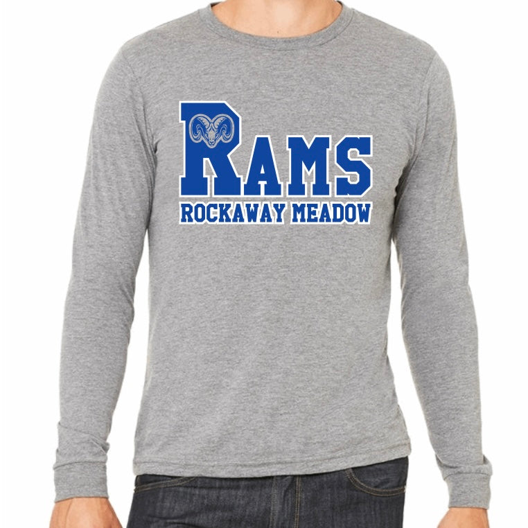 Rockaway Meadow Rams Tee Grey