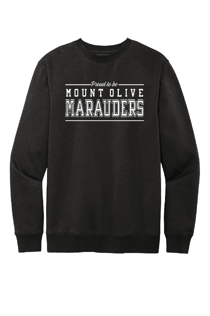 CMS - Mount Olive Marauders Crew Black