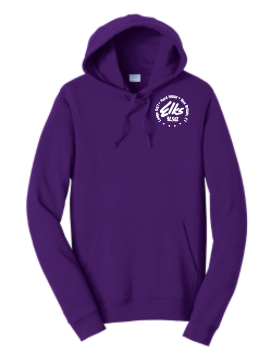 Elks Hard Hittin' Hoodie - Purple