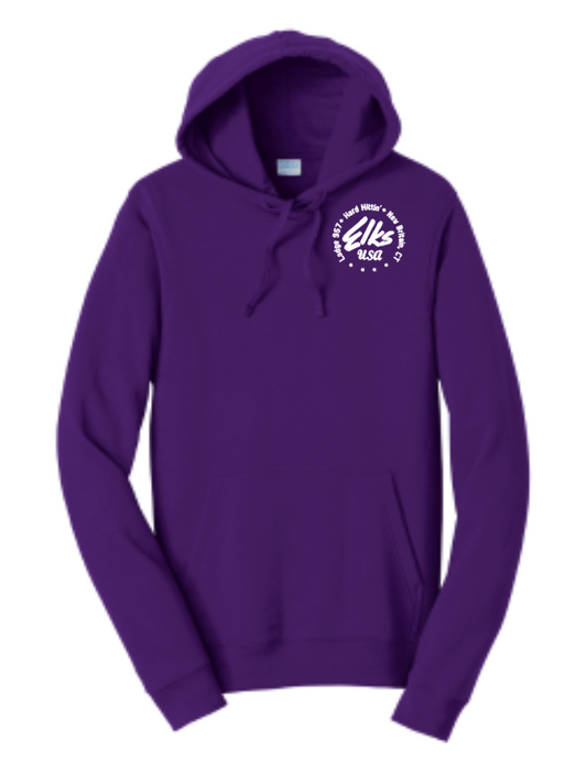 Elks Hard Hittin' Hoodie - Purple