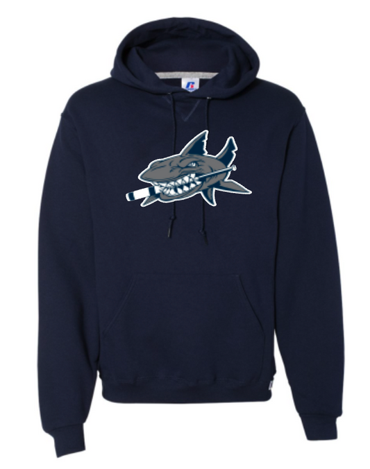 Long Island Sharks Logo Hoodie -Russell