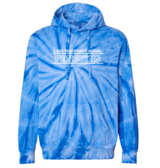 Lake Parsippany School Blue Tiedye Hoodie (Adult)