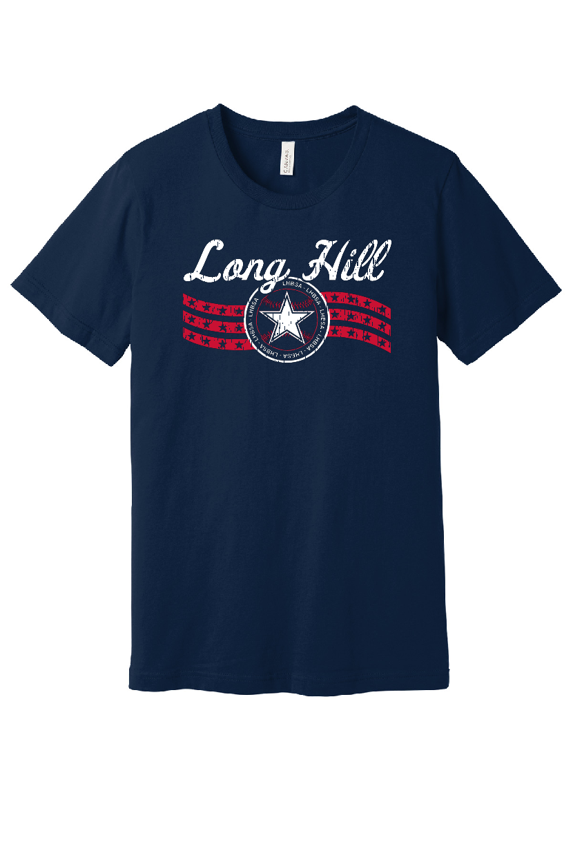 LHBSA Short Sleeve Cotton Navy Retro