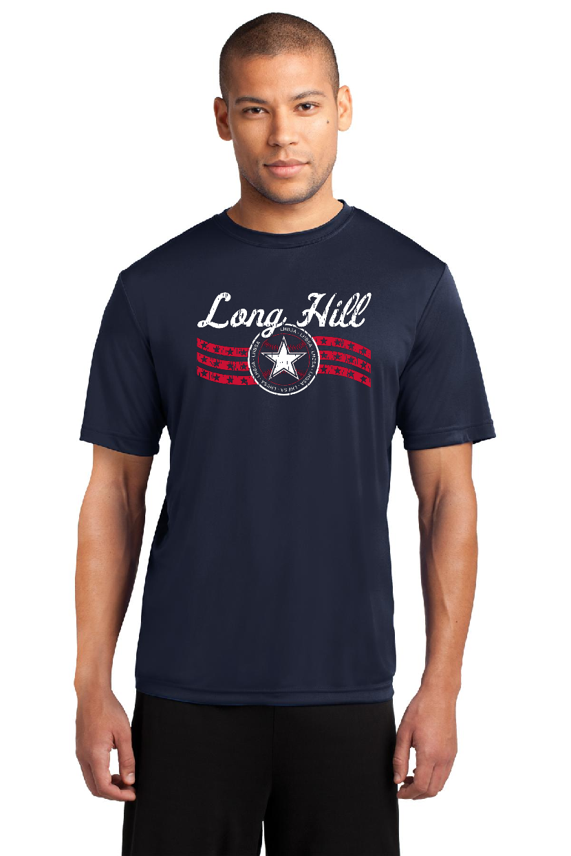 LHBSA Short Sleeve Performance Navy Retro