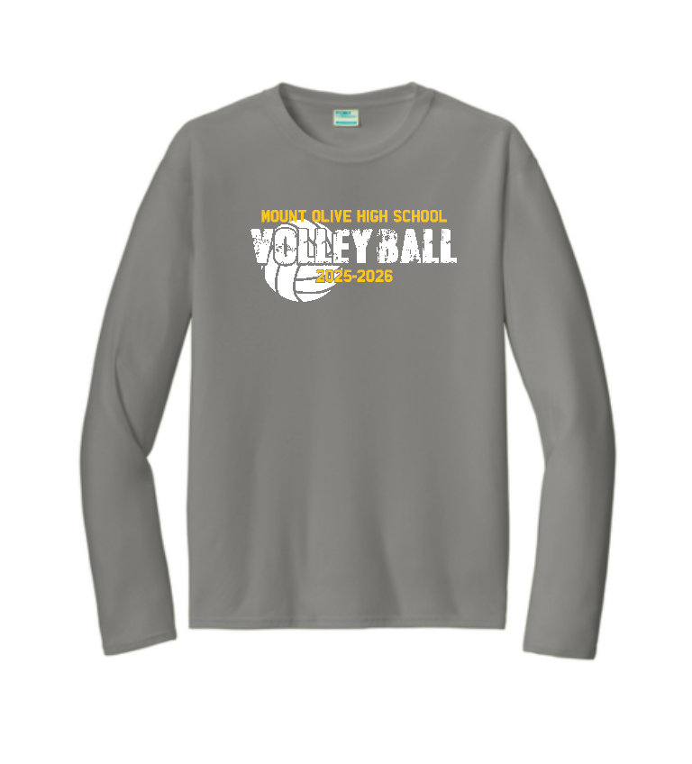 MOBVB Performance Long Sleeve Tee Grey