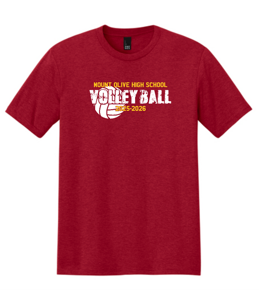 MOBVB Cotton Blend Tee Red
