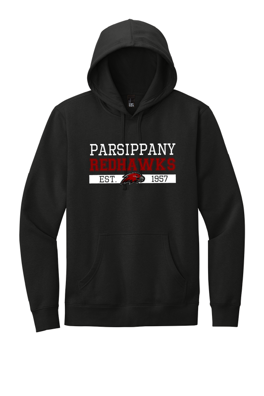 PHS Redhawks 1957 Black Hoodie