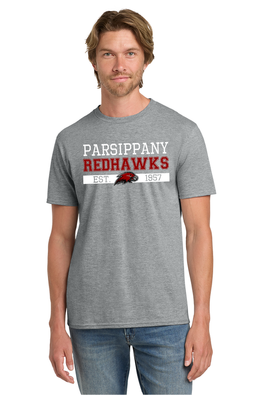 PHS Redhawks 1957 Grey T-shirt