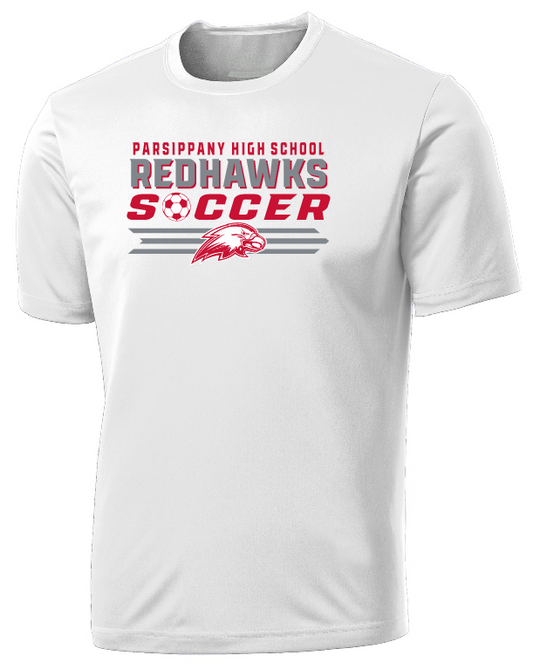 PHS Soccer White Performance Tee