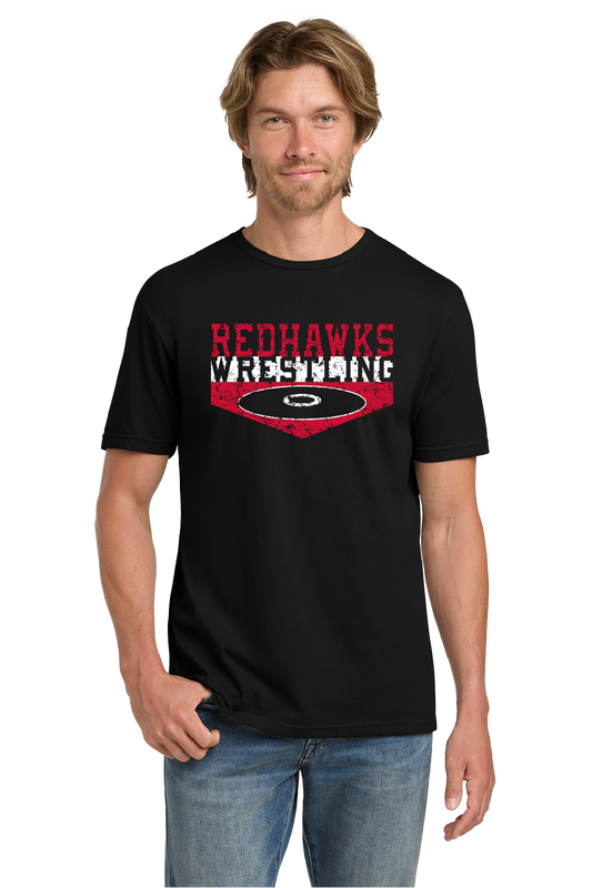 PHS Redhawks Wrestling Black T-shirt