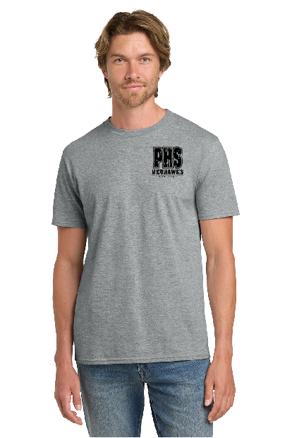 PHS Redhawks Stacked Grey T-shirt