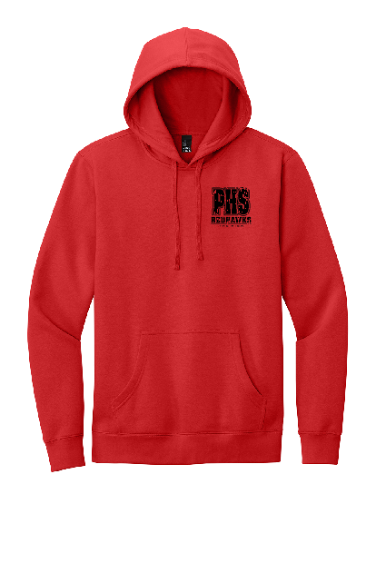 PHS Redhawks Stacked Red Hoodie