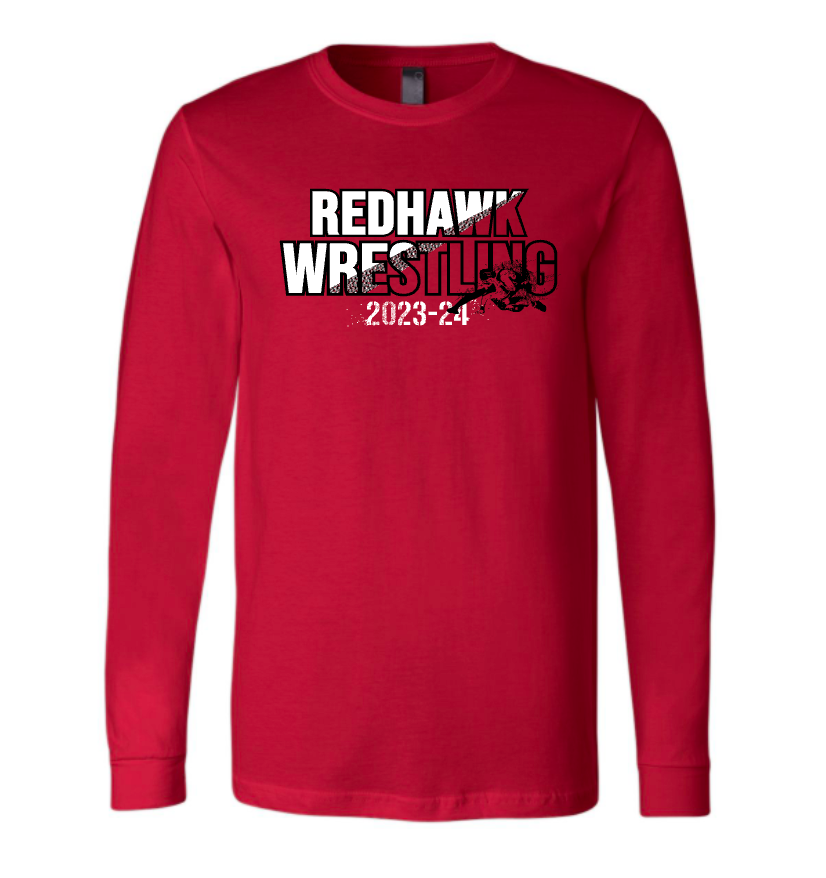 PHS Wrestling Cotton Long Sleeve Shirt