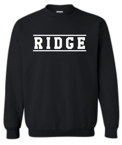 Ridge Black Crewneck - Ridge (only)