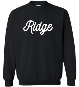Ridge Black Crewneck - Retro