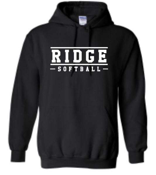 Ridge Black Hoodie - Bold