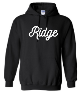 Ridge Black Hoodie - Retro