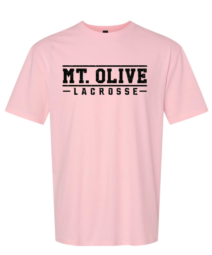 MO Lax Glitter Tee (Pink or White)