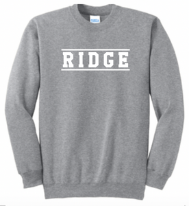 Ridge Grey Crewneck - Ridge (only)