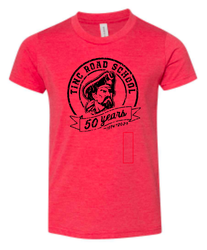 Tinc Road Short Sleeve 50 years! (Red)