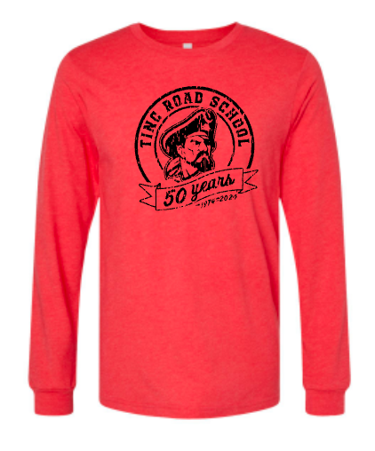 Tinc Road Long Sleeve T - 50 years! (Red)