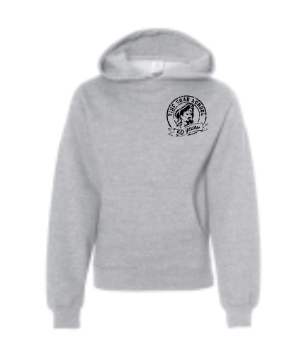 Tinc Road Hoodie - 50 years! (Grey)  Small Logo