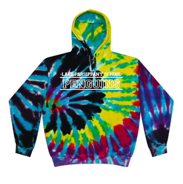 NEW! Lake Parsippany School Hoodie Tiedye