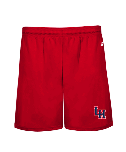 LHBSA Mesh Shorts Grey Red