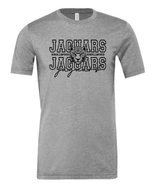 Knollwood Jaguars Tee - Grey Jaguars