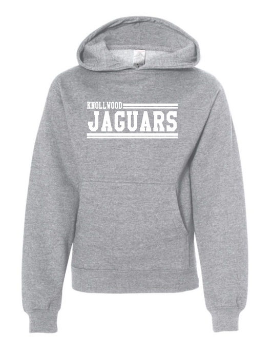 Knollwood Jaguars Grey Hoodie - Stamped