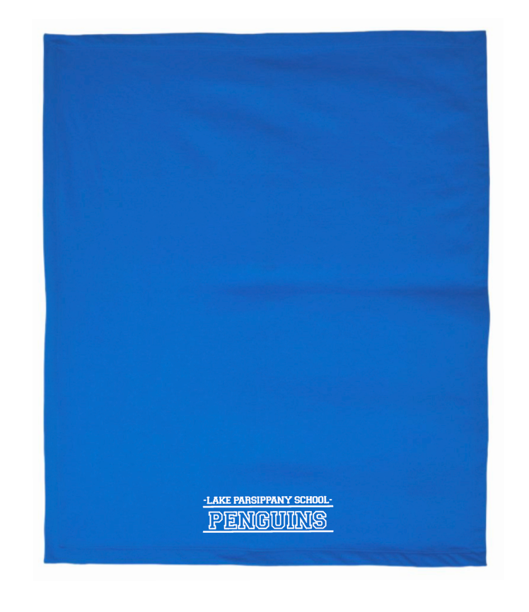 Lake Parsippany School Royal Blue Blanket