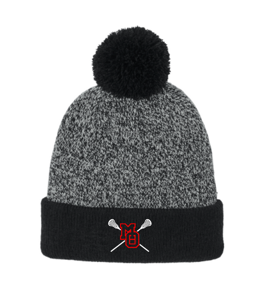 MO Lax Pom Beanie