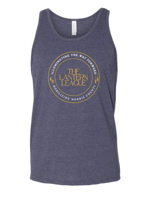 Lantern League Men's Tank - Heather Navy