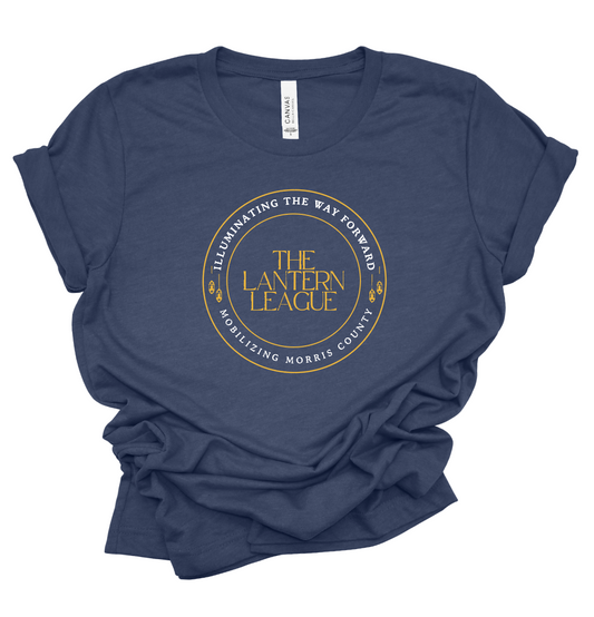 Lantern League Unisex Tee - Heather Navy