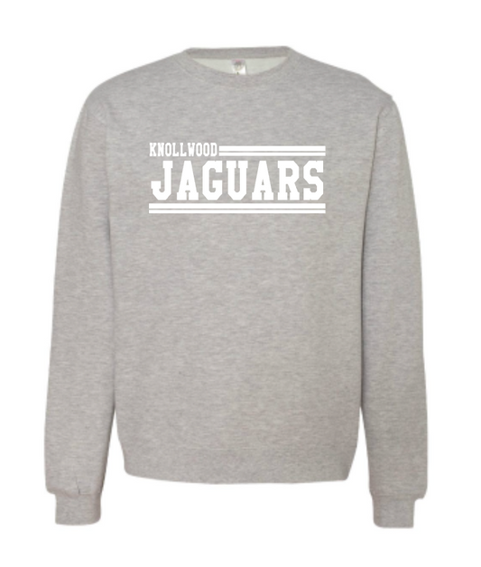 Knollwood Jaguars Grey Crew *Adults