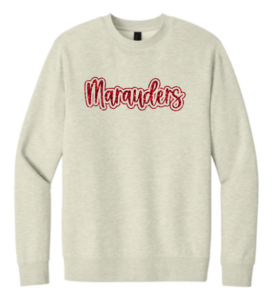 MOMS *Glitter* Crew - Heather Oatmeal