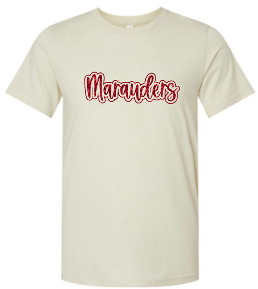 MOMS *Glitter* Short Sleeves - Heather Oatmeal