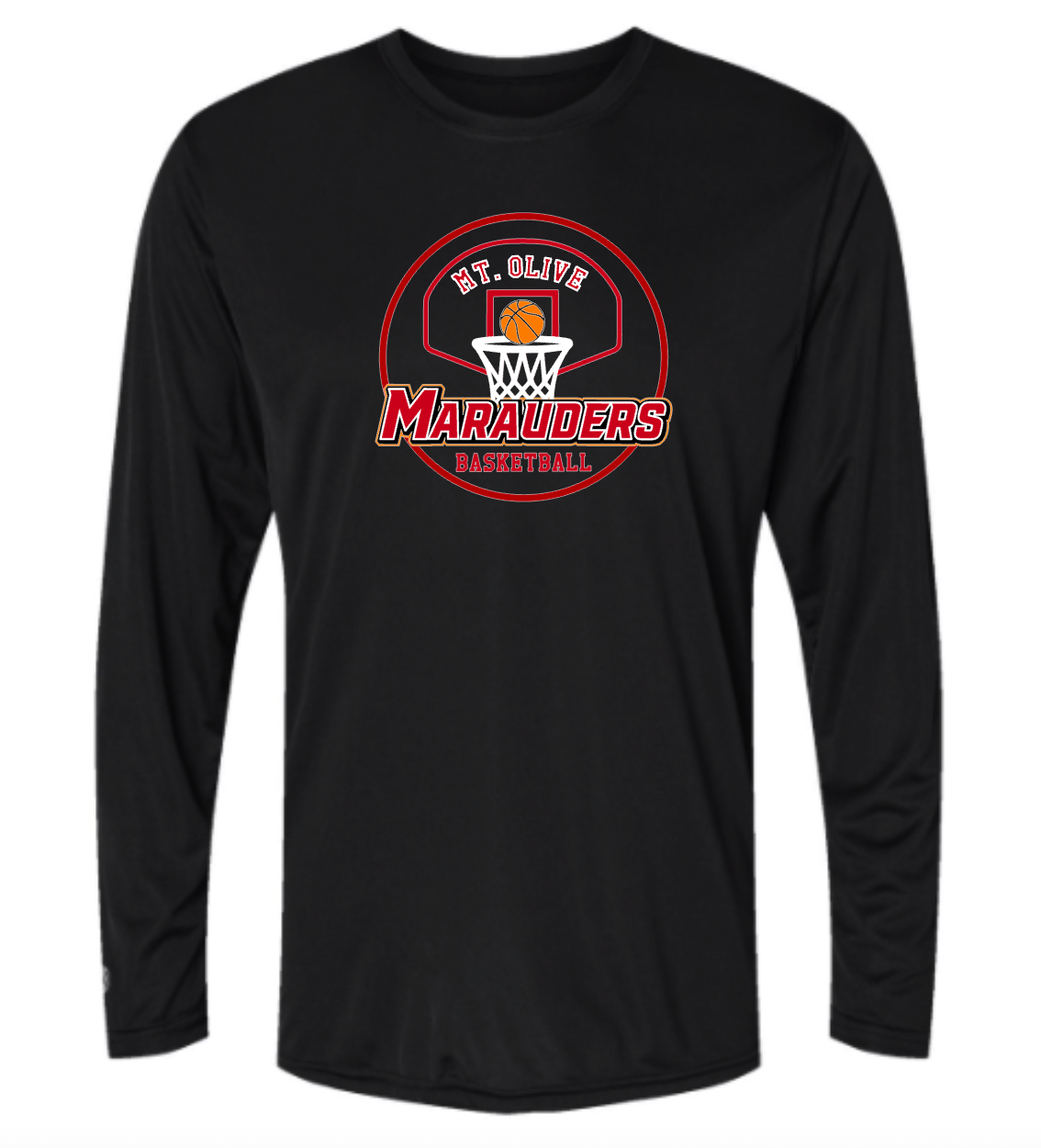 MOHS Basketball Performance Backboard Long Sleeves